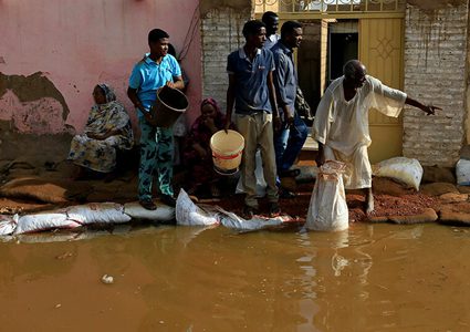 السودان تعلن حالة الاستنفار الكامل بسبب الفيضانات