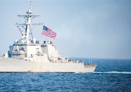 للمرة الثانية.. سفينة حربية أمريكية تعبر مضيق تايوان