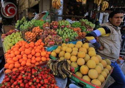 انخفاض الرقم القياسي لأسعار المنتج خلال الشهر الماضي