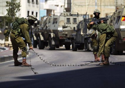 الاحتلال يمنع شق طريق زراعية في جالود جنوب نابلس