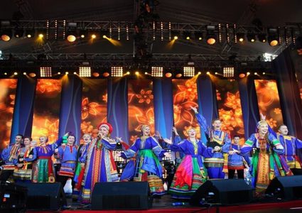 افتتاح مهرجان "الحقل الروسي" في موسكو