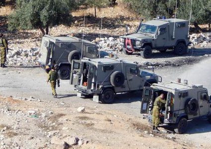 الاحتلال يقتحم بلدة تقوع ويستولي على كمية من الحجر جنوب بيت لحم