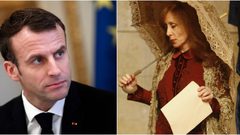 ماكرون يزور فيروز ويمنحها أعلى وسام فرنسي