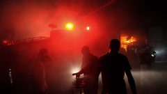 وفاة 3 أطفال إثر حريق اندلع بمنزلهم في مخيم النصيرات