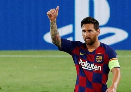 برشلونة يطمئن جماهيره بصورة لميسي
