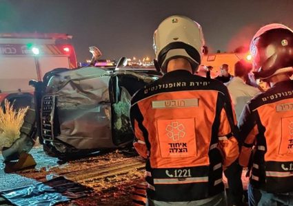 وفاة شاب بانقلاب مركبة في بئر السبع