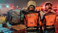 وفاة شاب بانقلاب مركبة في بئر السبع