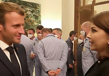 ماكرون وماجدة الرومي يكسران قواعد الاجراءات الوقائية