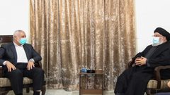 هنية يلتقي بنصر الله في لبنان لبحث التطورات السياسية