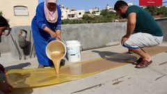 صناعة الحلوى التقليدية "الملبن" في قرية حلحول بالخليل
