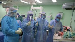 غزة: سيدة مصابة بفيروس كورونا تضع مولودها الأول