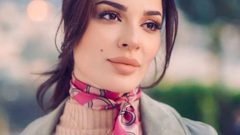 آثار الانفجار مازالت واضحة على وجه نادين نجيم