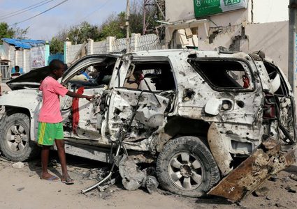 مقتل 5 جنود صومالين في هجوم بسيارة مفخخة في الصومال