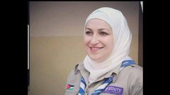 مي عبدالهادي خريجة جامعة النجاح تنطلق للعالمية في الكشافة