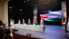 أعمال اجتماع الجمعية العمومية التاسع للاتحاد الفلسطيني لكرة القدم