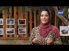 معرض صور فوتغرافية لأول مرة في حاكورة المنزل بغزة