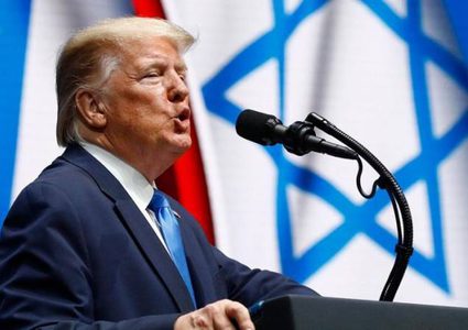 ترمب:أمريكا موجودة بالشرق الاوسط لحماية "اسرائيل" لا من أجل النفط
