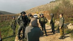 الاحتلال يهدد بالاستيلاء على أرض جنوب نابلس