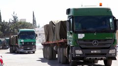 تسيير قافلة مساعدات طبية من الأردن إلى فلسطين