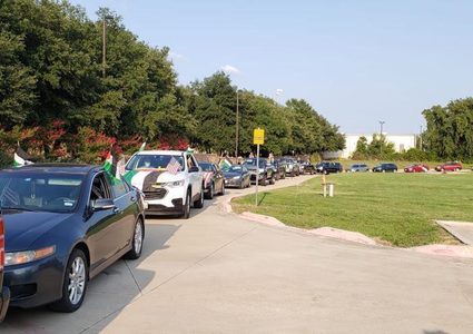 الجاليات الفلسطينية والعربية تنظم مسيرة ضد التطبيع في تكساس