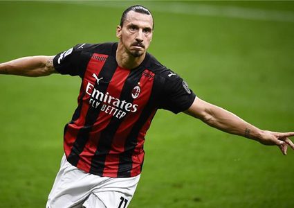 إبراهيموفيتش يحقق رقما تاريخيا بعد ثنائية ميلان أمام بولونيا