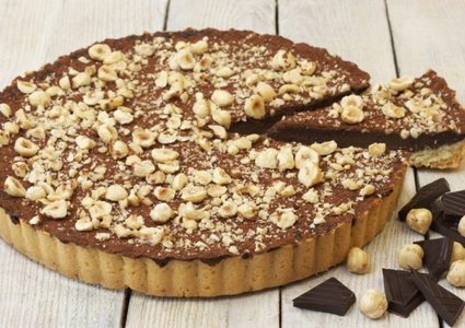 تارت الشوكولاتة بالبندق
