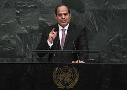 السيسي يطالب بتحقيق طموحات الشعب الفلسطيني في إقامة دولته