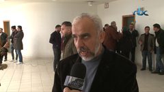 وقفة تضامنية أمام تلفزيون فلسطين بنابلس