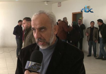 وقفة تضامنية أمام تلفزيون فلسطين بنابلس