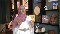 هناء حمارشة من مدينة طولكرم تجسد الخط العربي بلوحات معاصرة