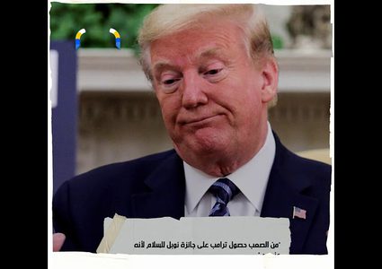 دونالد ترامب مرشحا لجائزة نوبل للسلام