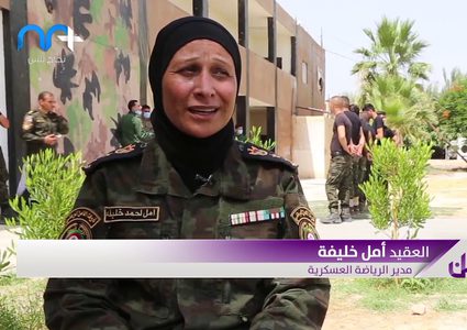 العقيد أمل خليفة حلّقت بجناحين جناح رياضي وجناح عسكري