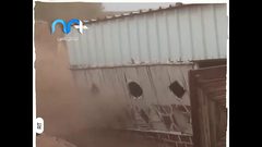 انهيار منازل في السودان بسبب الفيضانات