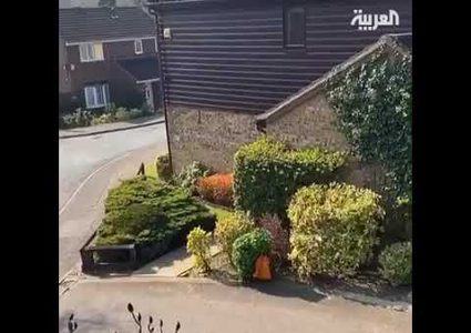 شاب بريطاني يكسر حظر التجوال بحيلة غريبة