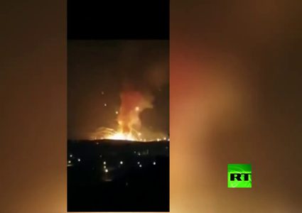 انفجار مستودعات الذخيرة في الزرقاء