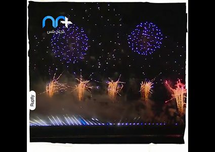 سماء موسكو تتألق في مهرجان الألعاب النارية