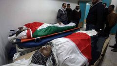 تشييع 4 من جثامين غرقى دير العسل الفوقا جنوب غرب الخليل