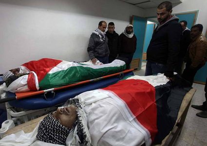 تشييع 4 من جثامين غرقى دير العسل الفوقا جنوب غرب الخليل