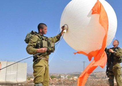 الاحتلال يطلق منطاد مراقبة فوق بلدة الخضر جنوب بيت لحم