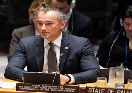 ميلادينوف يدعو لتضافر الجهود لمنع انهيار السلام في الشرق الأوسط