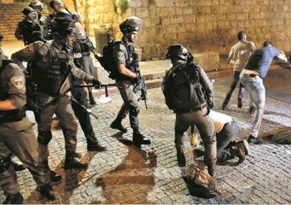 إصابة مواطن خلال مواجهات مع الاحتلال في سبسطية