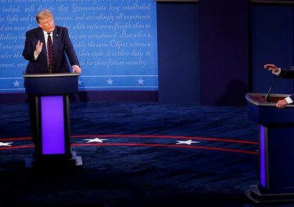 ما مدى صحة إدعاءات ترامب وبايدن في أول مناظرة تلفزيونية لهم