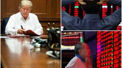 ترامب المريض يأخذ الإقتصاد العالمي "للمشفى"