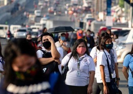 100حالة وفاة و 3190 إصابة جديدة بفيروس كورونا في الفلبين