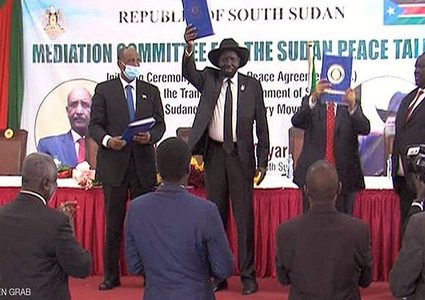 بتوقيع اتفاق سلام بين الحكومة السودانية والجماعات المسلحة