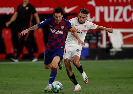 التعادل الإيجابي يحسم لقاء برشلونة وإشبيلية