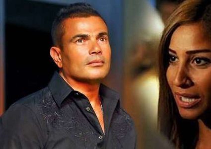 عمرو دياب ودينا الشربيني يخطفان الأنظار في زفاف أمير شاهين