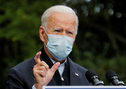 بايدن يتقدم على ترامب بأكبر فارق في السباق الرئاسي خلال شهر