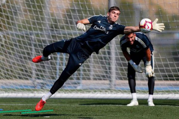 إصابة حارس مرمى ريال مدريد بكورونا