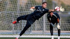 إصابة حارس مرمى ريال مدريد بكورونا